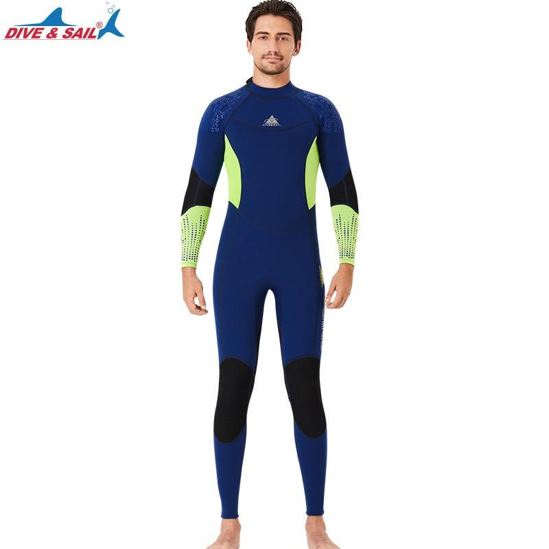 3mm Neoprene Wetsuit Men Women Thermal Insulated Diving Surfing Swimsuit Cold Water Use