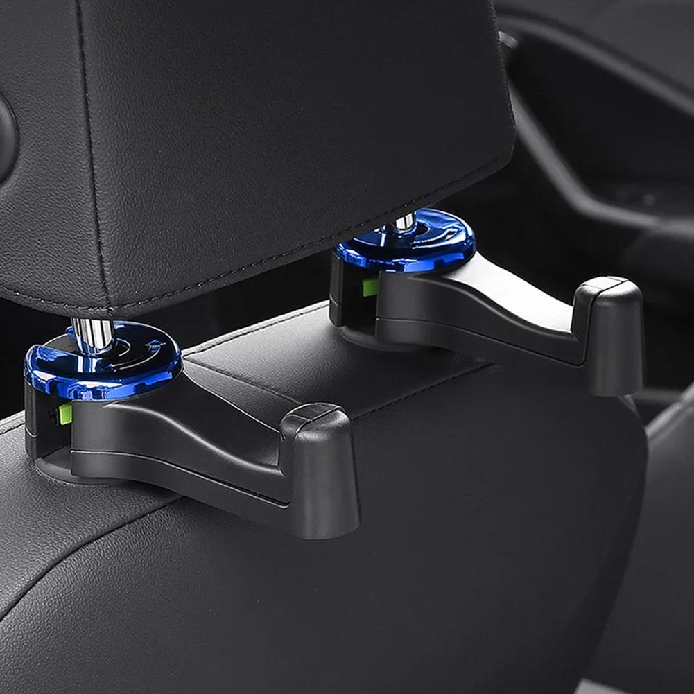 3 в 1 Автомобильный крючок для подголовника заднего сиденья Держатель мобильного телефона Портативная вешалка для спинки сиденья Крючок для сумки Кошелька Ткани Продуктов