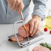 Stainless Steel Kitchen Tool: Cheese Slicer & Ham Butter Cutter with Scale