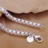 factory price   Copper Jewelry fashion women Bracelets 4MM chain nice wedding men gifts H172