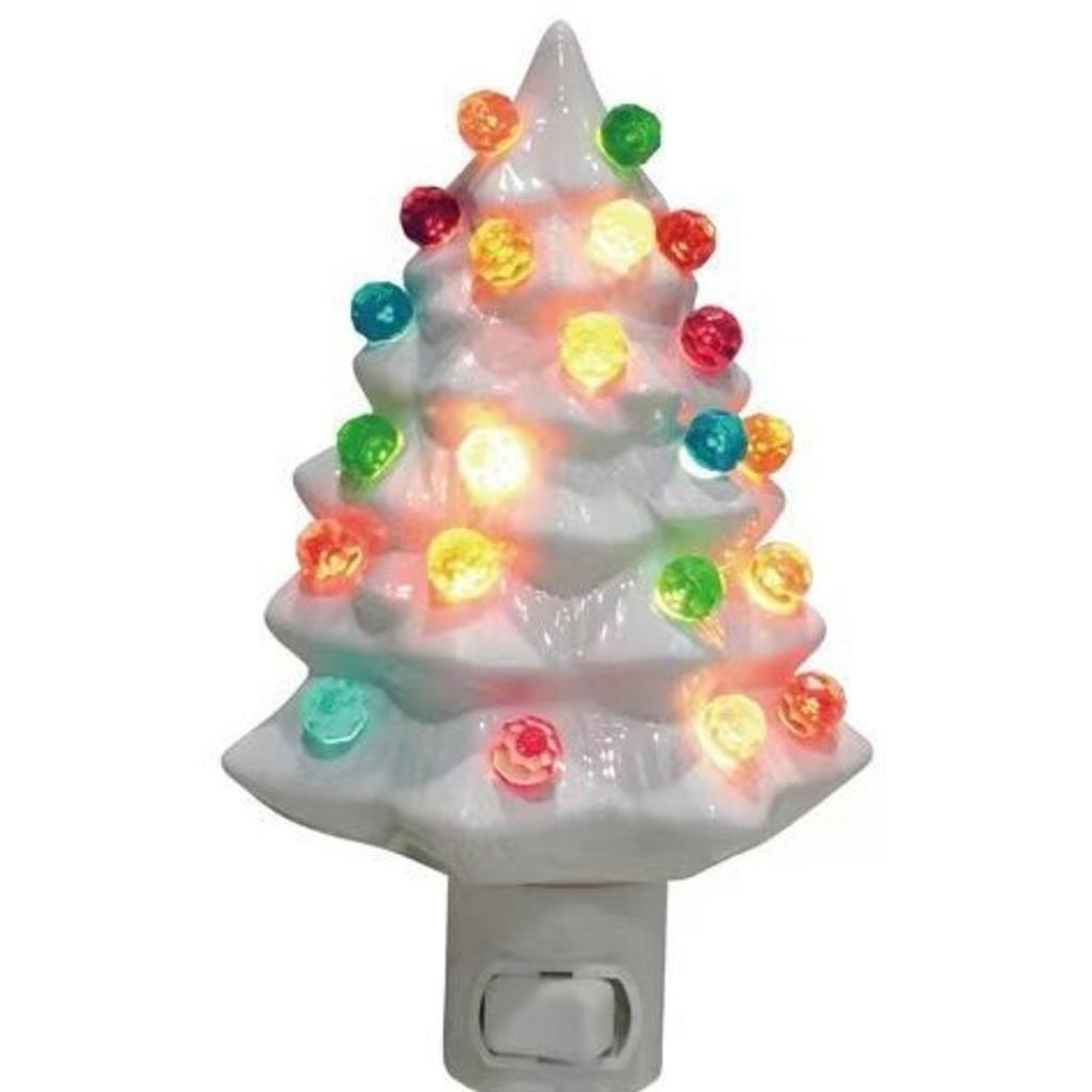 Atmosphere Light Creative Christmas Tree Resin Night Light Christmas Party Interior Decoration Hanging Light