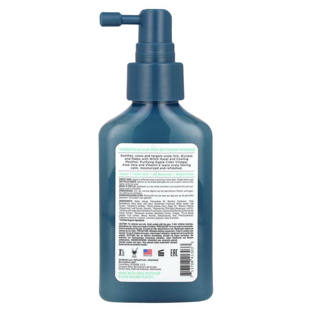 Petal Fresh Hair ResQ®, средство от зуда кожи головы Extra Strength, 4 жидких унции (118 мл)