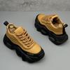 Дизайнерская мужская обувь осень-зима удобные мужские толстые кроссовки на платформе модная повседневная обувь спортивные кроссовки теннис