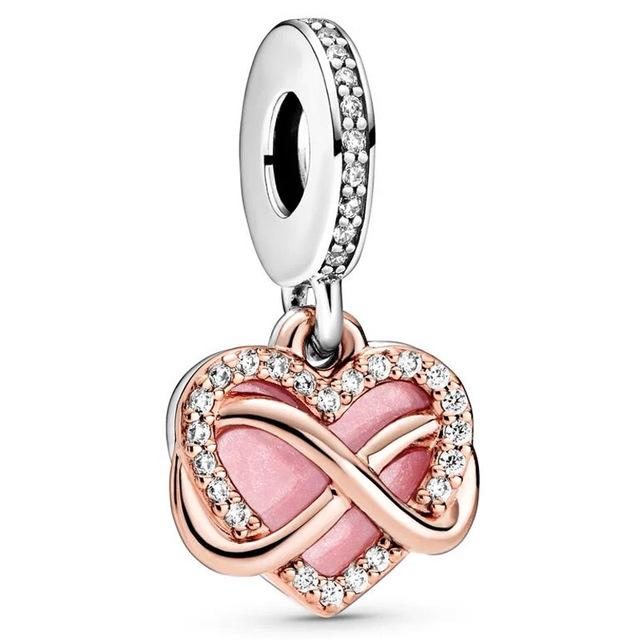 Новинка, подвеска из стерлингового серебра 925 пробы, от руки, мама, сердце и крылья ангела, подвеска в виде генеалогического дерева, бусина, подходит для модного браслета, ювелирные изделия своими руками