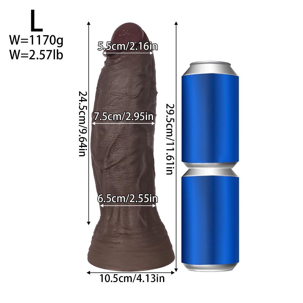 Ультрамягкий Реалистичный Силиконовый Дилдо, Большого Размера, Секс-Игрушка для Взрослых Женщин