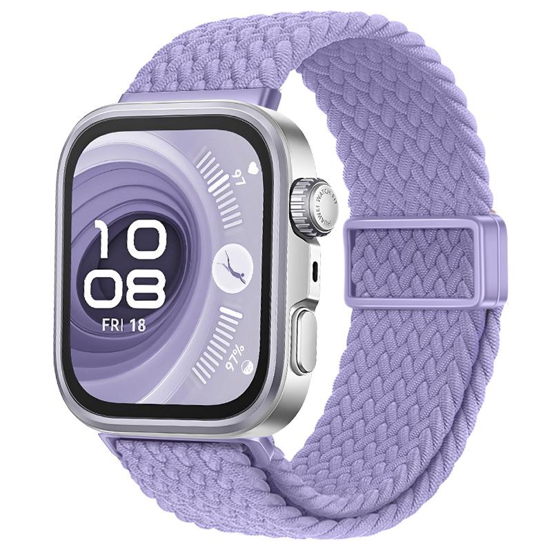 Magnetic Woven Nylon Strap for Huawei Watch Fit3/4/4 Pro/5/5 Pro Wristband Bracelet for Huawei Watch Fit 5 Watchband Accessories