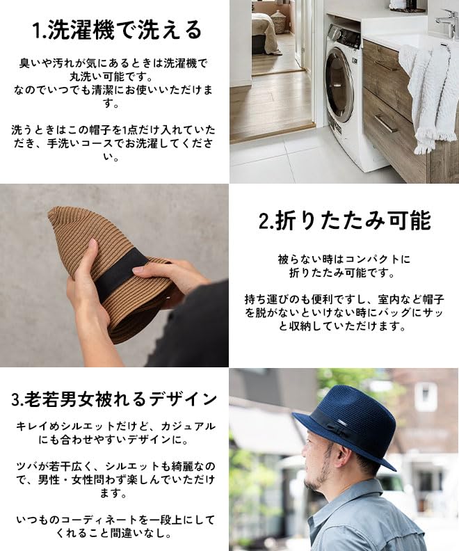 Накота Машинная стирка Широкие поля Мужской Дома УФ Солнце Тепловой удар Большие размеры Идеально для улицы Серый 1 размер L Шляпа, Стирающийся, Защита, Защита,