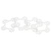100 Pcs Flower Shape Balloon Arch Bracket Buckle White Balloon Flower Clip  Birthday Wedding