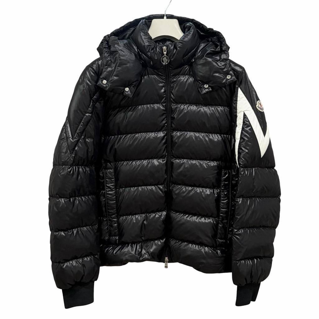 MONCLER CORYDALE H20911A00101 68950 Down Jacket Shiny Black Men's Size M (2)