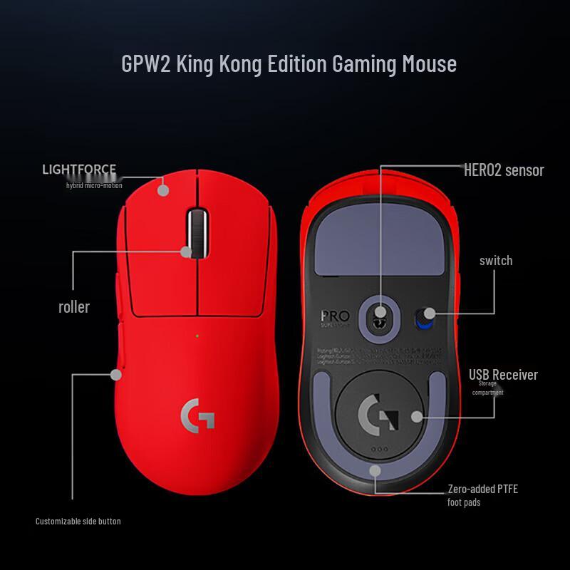 Logitech G PRO X SUPERLIGHT Легкая беспроводная игровая мышь