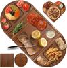 Wooden Steak Splicing Chopping Board Home Semi-circular Tray Western Bread Cheese Plate Kitchen Cutting Chopping Board