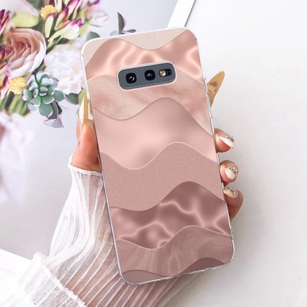 5.8'' Cover For Samsung S10e Case SM-G970F Clear Cute Kawaii Fashion Butterfly Funny Painted Casing For Samsung Galaxy S10e