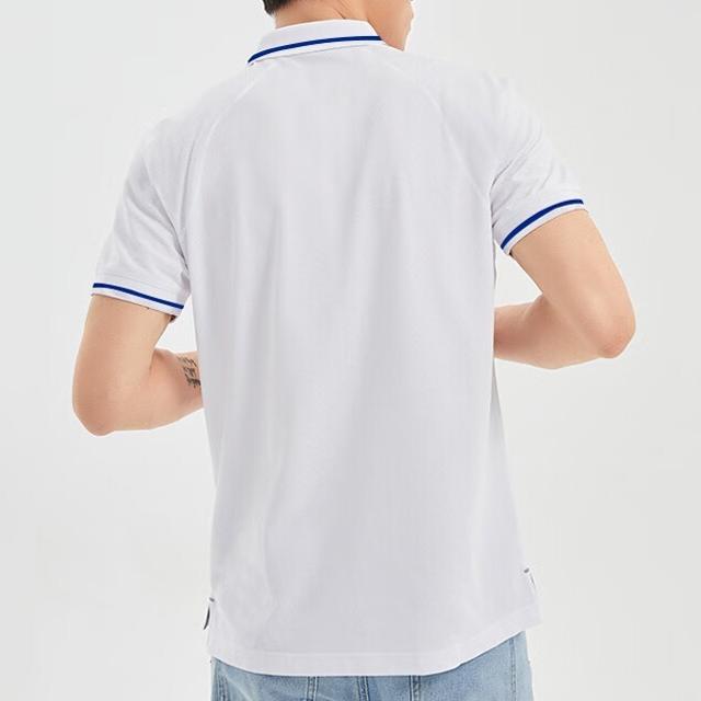 Li Ning Sports Breathable Casual Short Sleeve Polo Shirt Unisex Polo Shirts Basic-White APLT121-2