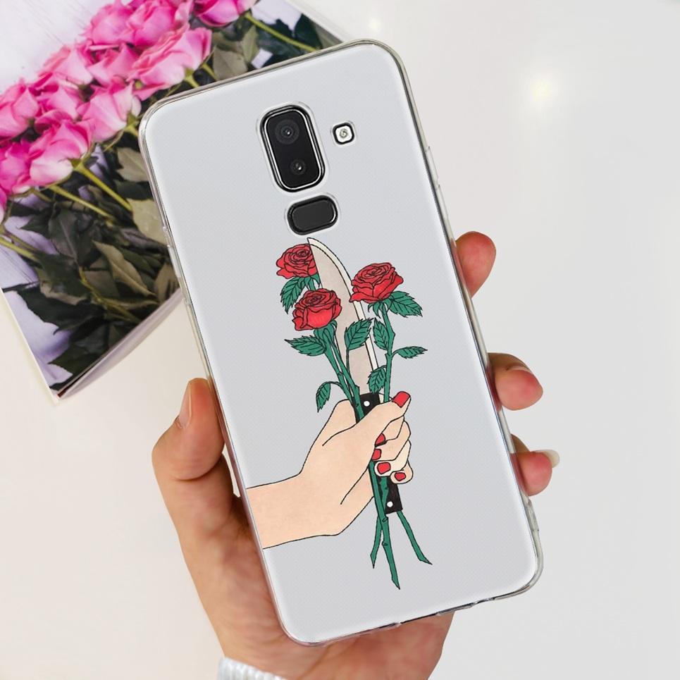 Чехол для Samsung Galaxy J8 2018 Чехол силиконовая задняя крышка для Samsung J8 2018 j810 Funda для Samsung J8 2018 Чехол для телефона Прозрачный Etui