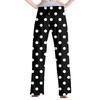 Women's Fashion Casual Comfortable Pajama Pants Printed Drawstring Wide Leg Pants