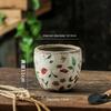 Vase Vintage Ceramic Desktop DecorationOutdoor Garden Special Flower Pot Home Indoor Breathable Creative PastoralStyle HighSense