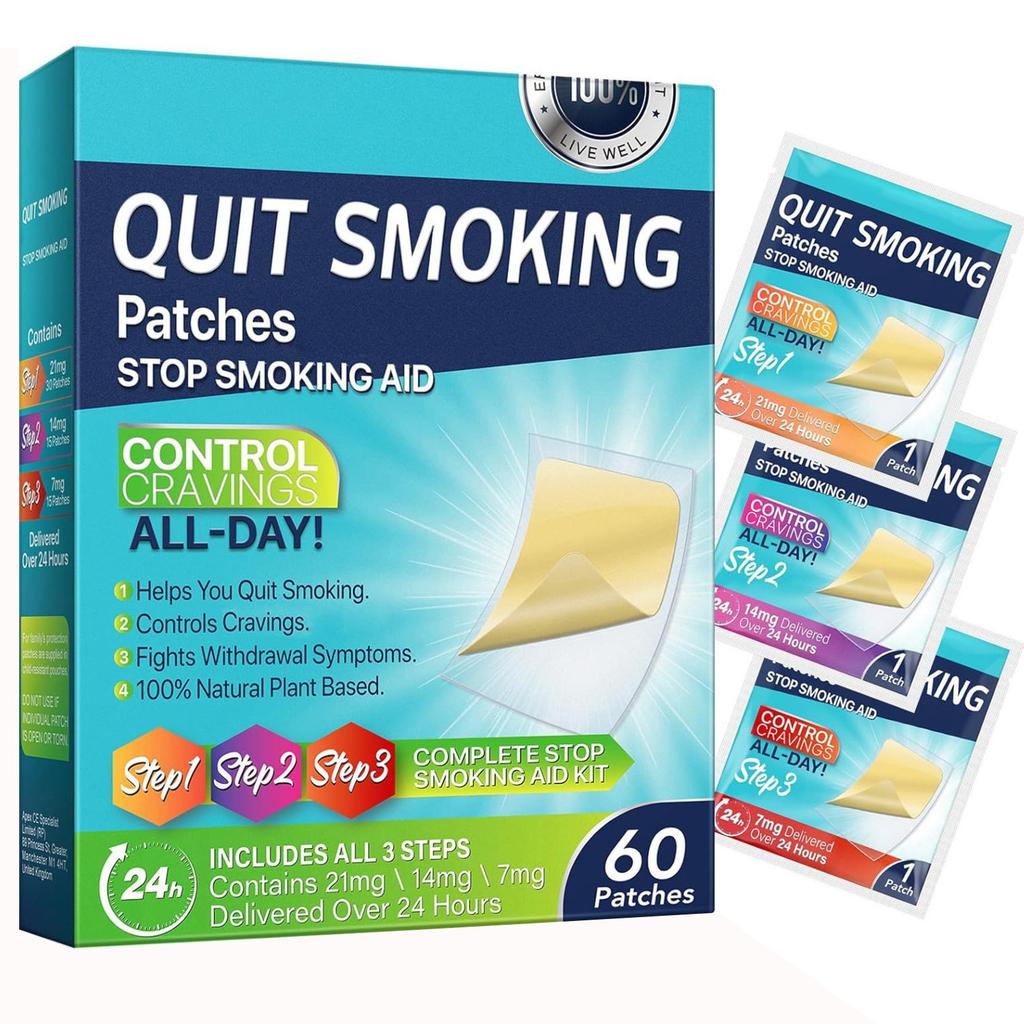 60 Abstain Mist Patches, Male And Female Stickers, Full Body Herbal Breathable Patches(1 Box)