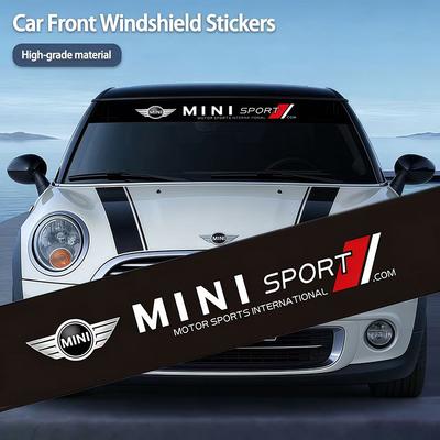Декоративная наклейка на лобовое стекло автомобиля для Mini Cooper JCW Works R56 R50 F54 F55 F56 F57 F60 R52 R53 R55 R57 R58 R59 R60 R61