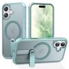 For iPhone 17 Case Compatible with MagSafe Kickstand TPU+PC Drop Protection Phone Cover