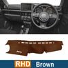 Для Suzuki Jimny JB64 JB74 2019 2020 2021 2022 2023 Чехол на приборную панель автомобиля, защищающий от света, солнцезащитный козырек, коврики с защитой от ультрафиолета, нескользящие коврики