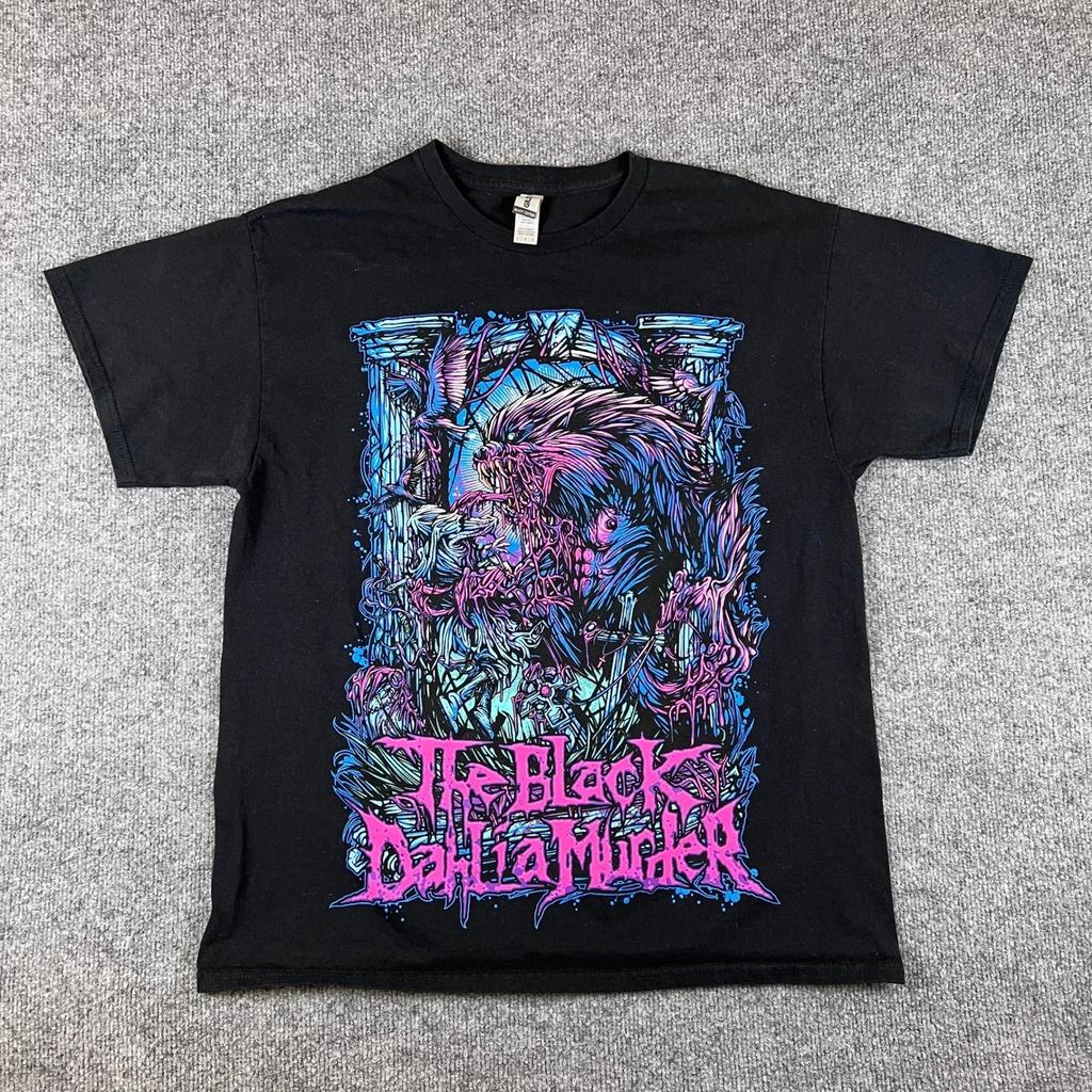 The Black Dahlia Murder T Shirt Mens L Black Wolfman Death Metal Band Graphic
