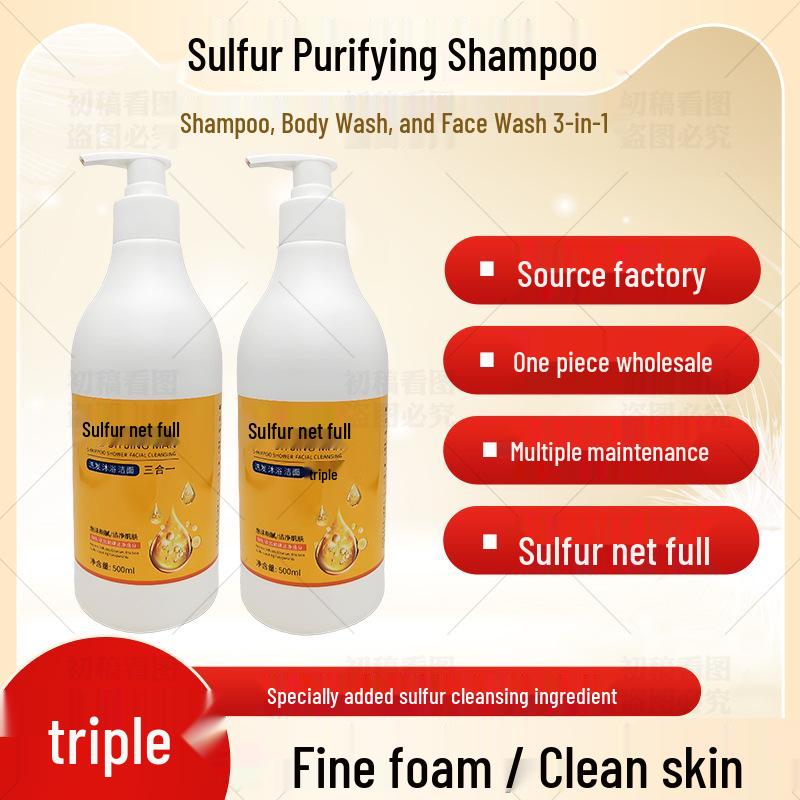 Pang Dong Lai Anti-Dandruff Sulfur Shampoo & Oil Control Shower Paste