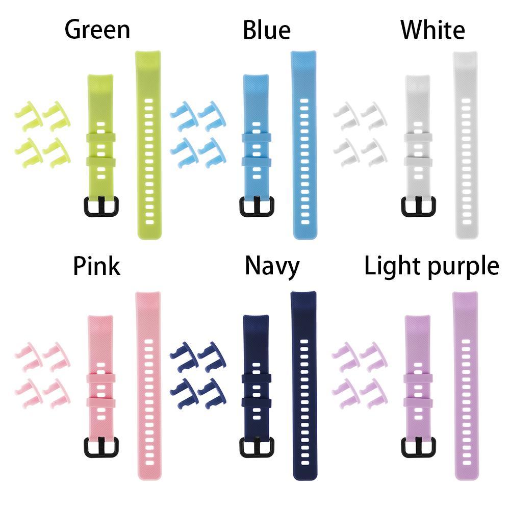 Soft Bracelet Sports Watch Band Replacement Strap For Honor Band 5 4 Silicone