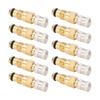 10PCS Tractor Air Liquid Valves Tire Brass Valve Stem TR218A CH3 Core Housings Replacement
