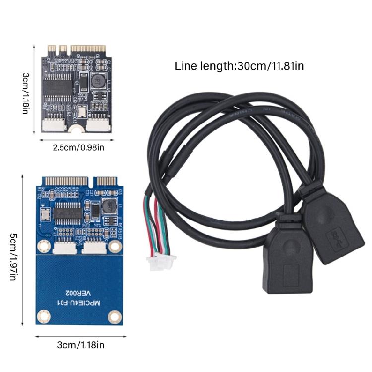 Прочный кабель Mini PCIe на USB, кабель M.2 Wifi KEY A+E на USB, повышающий портативность и совместимость устройств