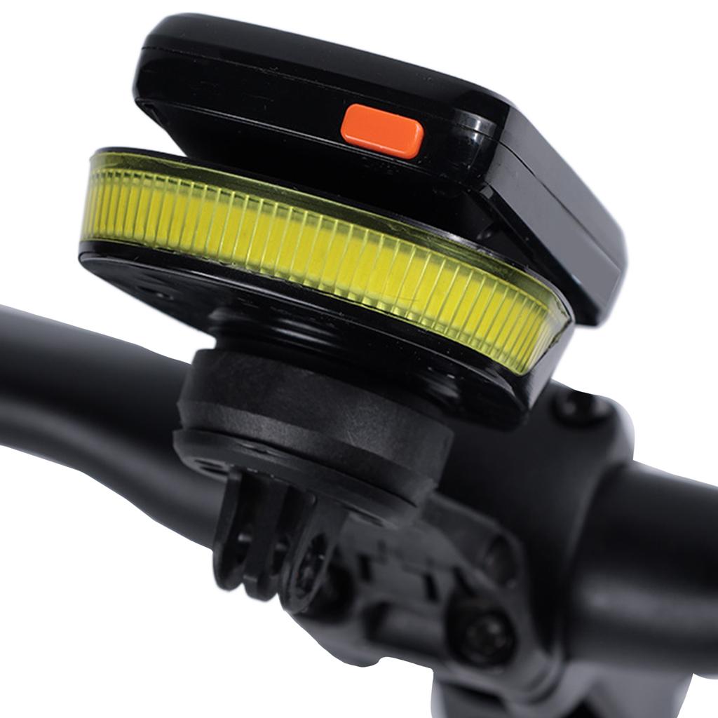 Bike Front Light with Computer Mount 6 Modes Bicycle Headlight Rechargeable LED Lamp for Night Daytime Riding Waterproof IPX6