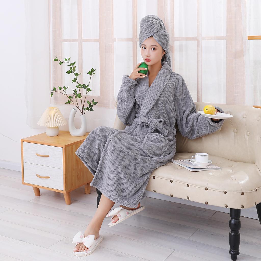 Женская банная юбка из кораллового бархата, мягкая, впитывающая и безворсовая банная юбка для дома