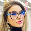 Новые контрастные очки для чтения «кошачий глаз», очки для пожилых людей с простыми линзами, очки для пресбиопии с защитой от синего света, gafas
