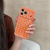 Простой чехол с двухцветными волнистыми полосками для защиты камеры IPhone 13 14 15 16 17 Pro Max, ударопрочный чехол-контраст