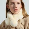 Rex Rabbit Hair Scarf Women's Autumn and Winter Korean Version Thickened Warm Plush Fur Scarf Mao Mao Collar Real Hair