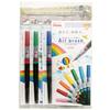 Набор цветных кистей Pentel Color Brush Pen Art Brush 18 цветов с бонусным картриджем AMZ-XGFL18