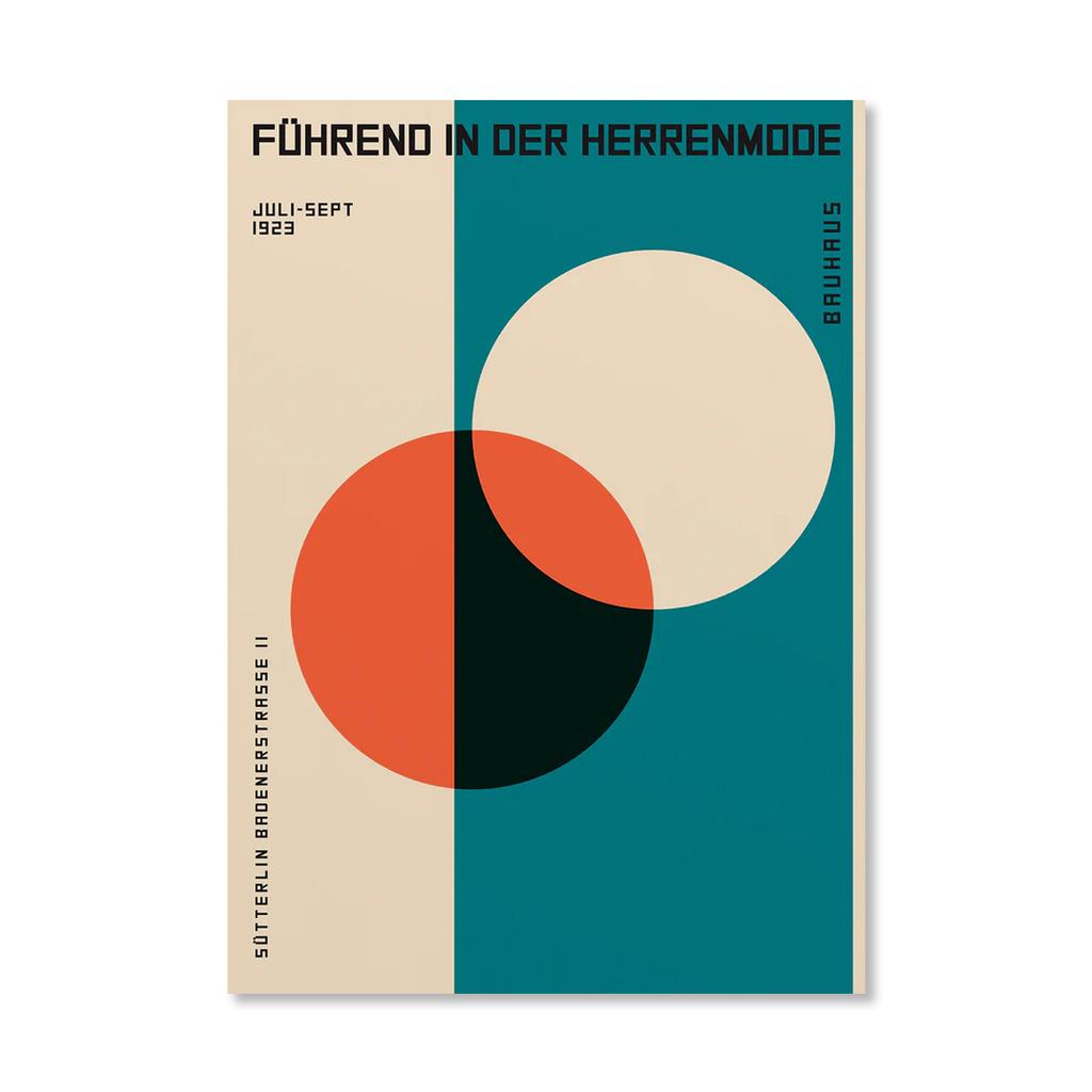 Абстрактный оранжевый геометрический постер в стиле Баухаус Поп-арт Рассвет и велосипед Принты для стен для современной гостиной, общежития, домашнего декора