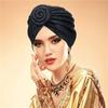 Muslim Women Shining Knotted Donut Turban Cap