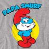 The Smurfs Mens Papa Smurf Long-Sleeved T-Shirt