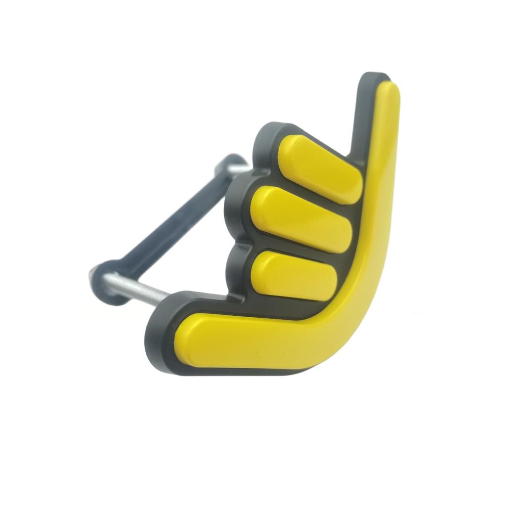 1Set ABS Gesture Shape Car Front Grille Decorative Emblem Badge for Auto Grille Accessories