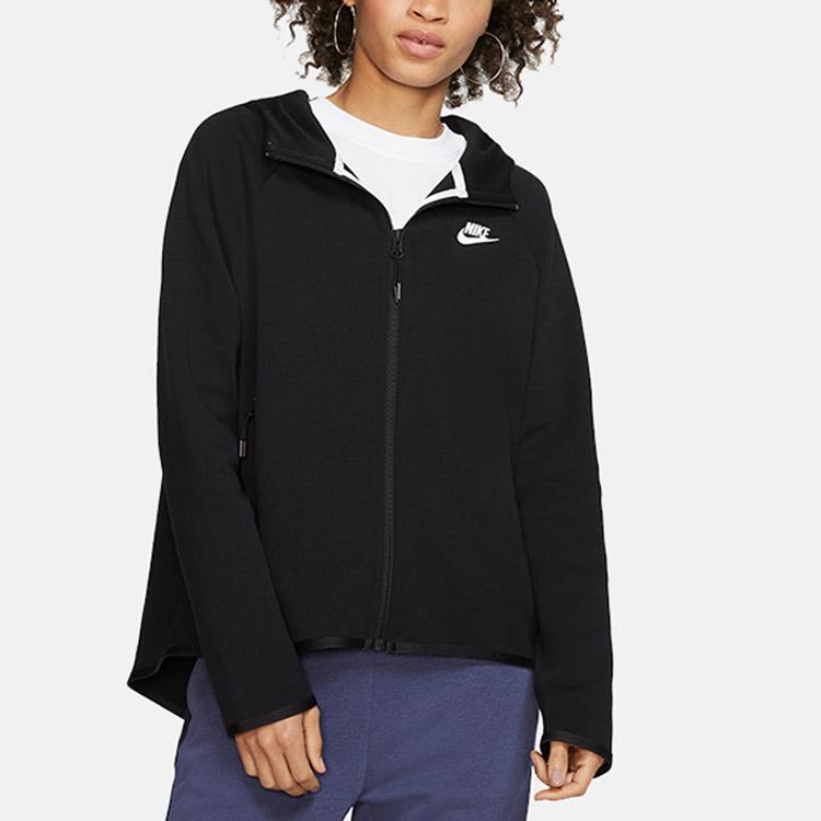 Nike Куртка с капюшоном из технического флиса, женская верхняя одежда, черная BV7566-010