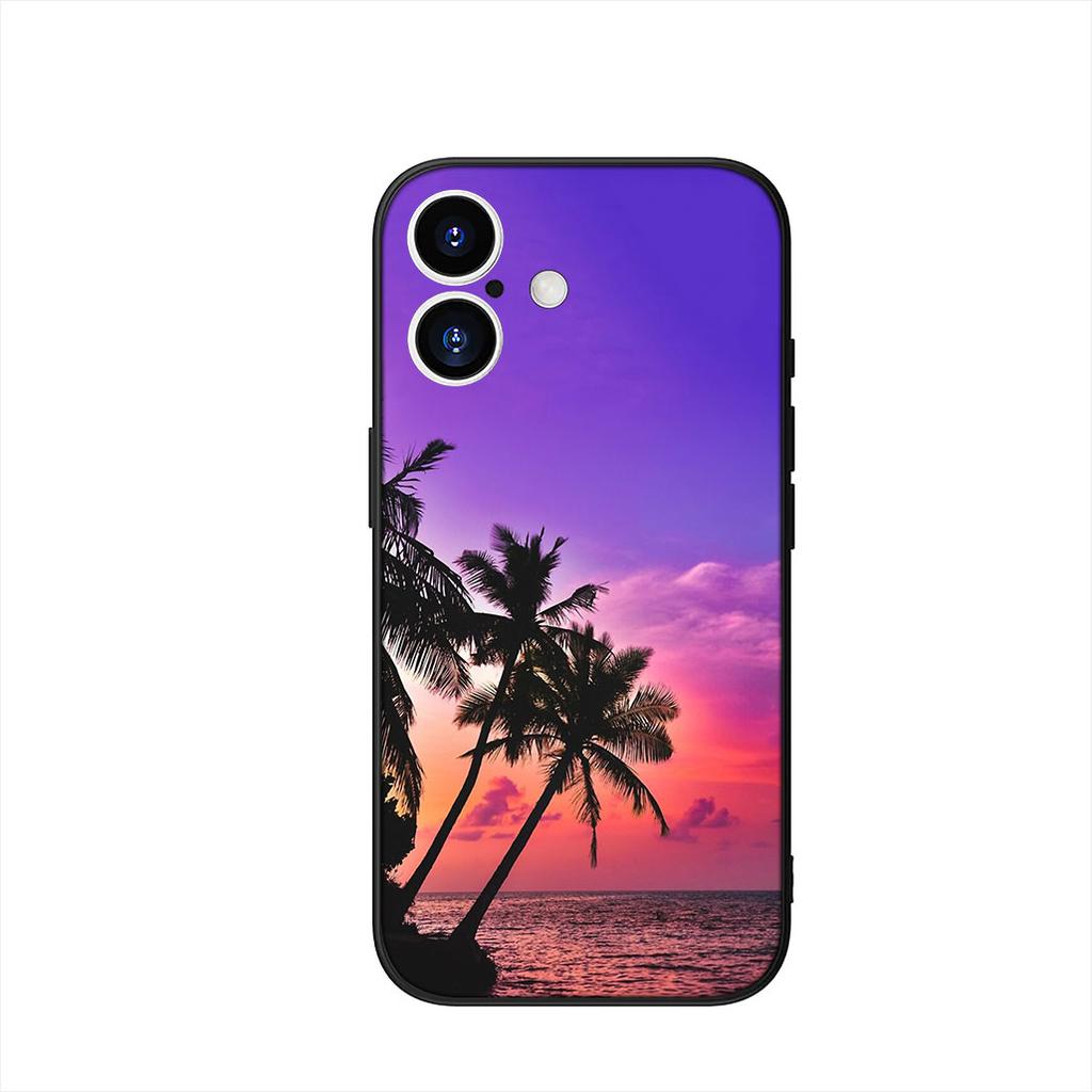 Phone Cover for Apple iPhone 17 16 15 11 Pro XS Max XR 6 7 8 Plus + SE 2020 5 16E Case Mountain Sea Beach Travel Ocean Casing