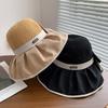 Versatile Wide Brim Fisherman Hat For Women Beach And Protection Sun