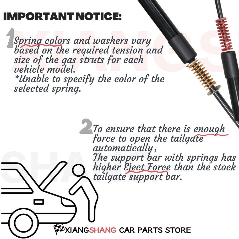 2pcs Rear Pop out Auto Open With Die Springs Damper Trunk for Opel Astra K Sports Tourer 2015-2021 Tailgate Gas Struts