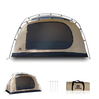 Палатка для глэмпинга GOGlamping Туристическая купольная палатка TC Соло 1 человек Самостоящая палатка EYE Палатка TC Легкий алюминиевый каркас Передний и задний вход Сетчатое окно в крыше