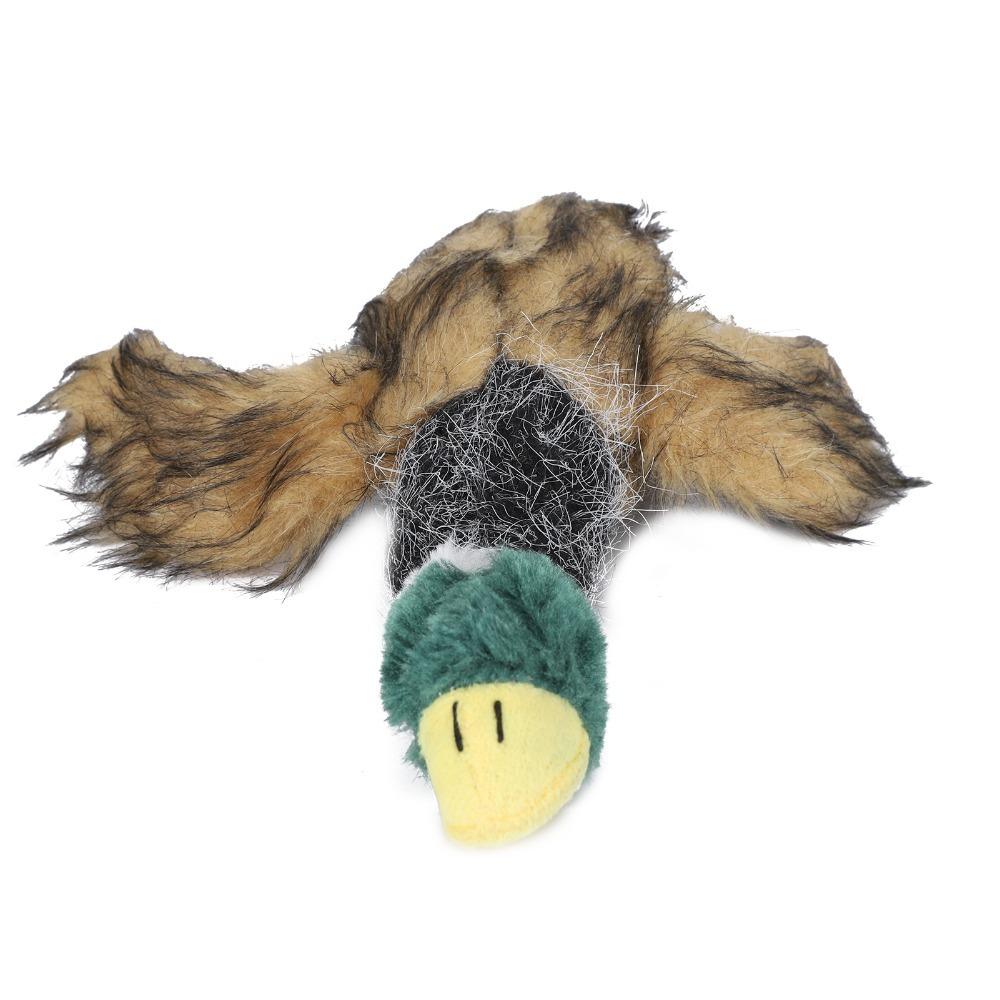 Built In Bb Squeaker Squeaky Duck Toy Duck Shaped Cat Chew Toy Plush Pet Toy Interactive Playtime