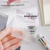 Transparent Sticky Notes - Tearable Minimalist Memo Stickers for Students