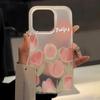 Pink Tulip Flower Phone Case For iPhone 16 Pro Case iPhone 13 14 11 12 15 Pro Max 14 Plus 12 13 Mini Silicone Soft Matte Cover