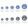 For Volkswagen VW 4Pcs Car Wheel Center Hub Caps Wheel Cover Sticker Badge For Volkswagen GTI Golf Polo 6 7 Passat VW CC Tiguan T-ROC Jetta TaigoNO3 