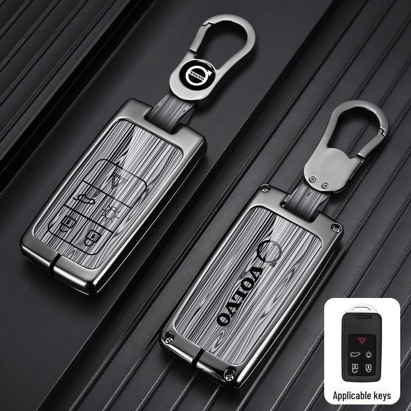 Metal Key Cover for Volvo XC60, XC90, S60, S80L, V60 - Full Shell