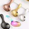 1pc Mini Spoon Cute 304 Stainless Steel Ice Cream Scoop - Short Handle for Sugar, Salt, Spice, or Coffee